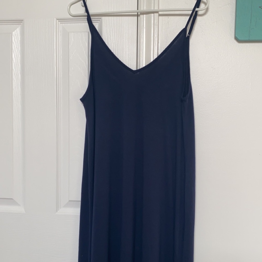 Navy cotton dress large